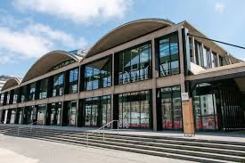 Station F in Paris, from the forecourt